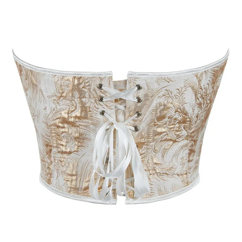 Corset Femme Doré Baroque