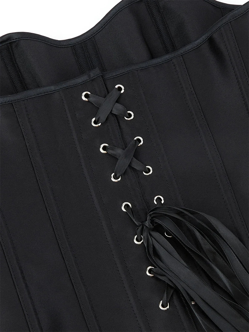 Corset Femme Noir Sculptant