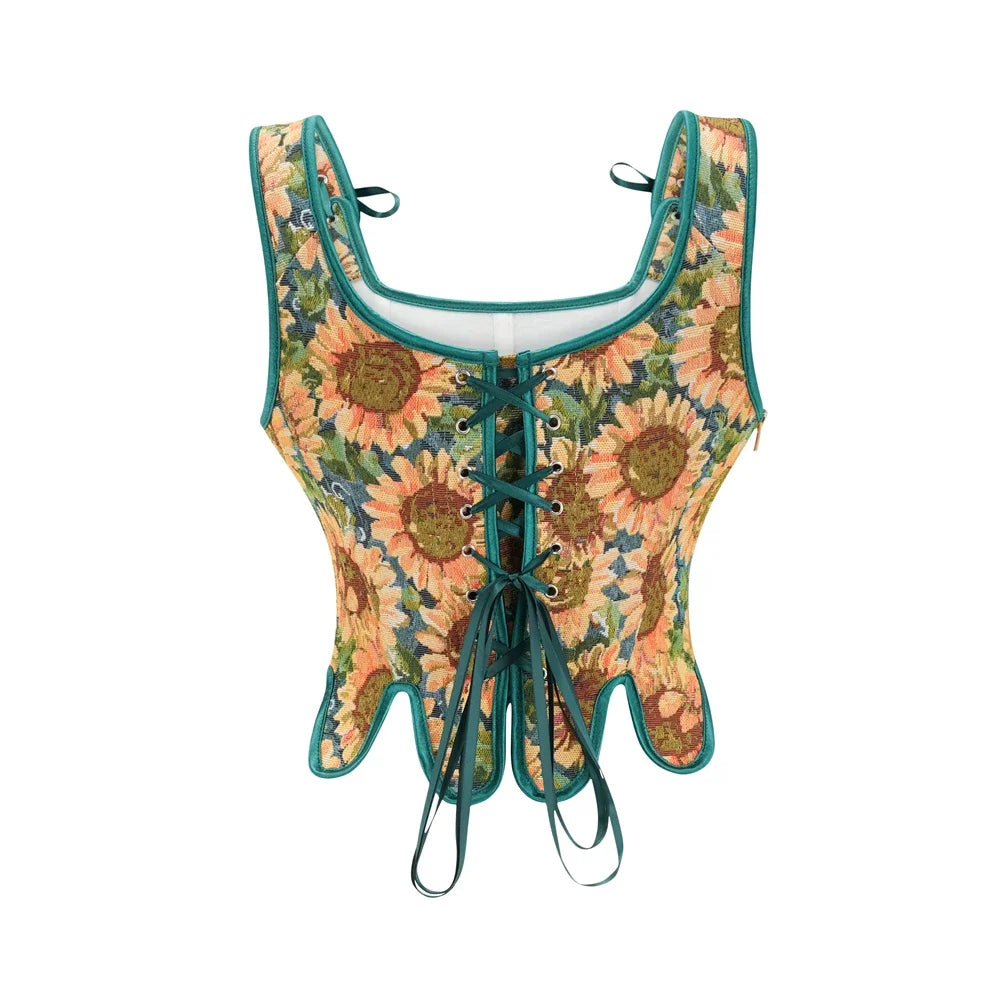 Corset Femme Tournesol