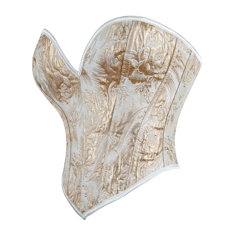 Corset Femme Doré Baroque