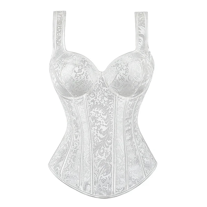 Corset Femme Blanc Bretelles