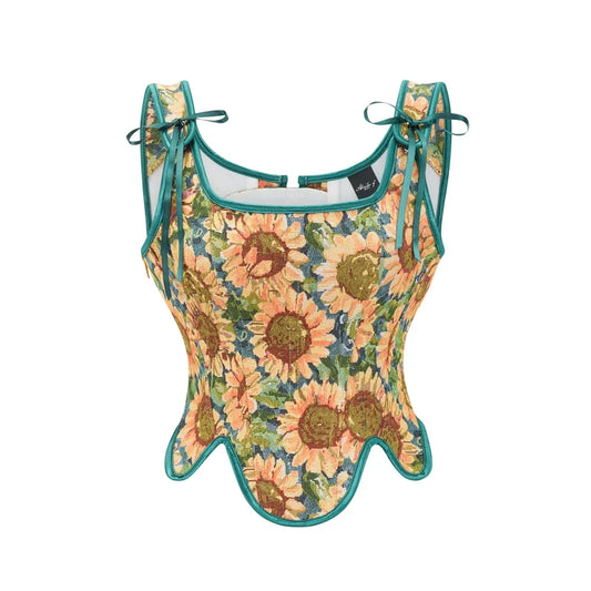 Corset Femme Tournesol