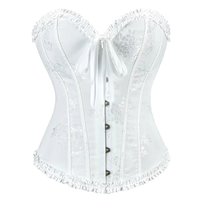 Corset Femme Gothique Blanc