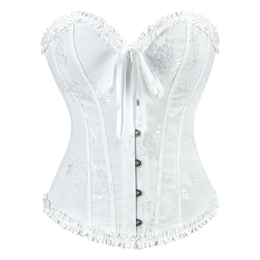 Corset Femme Gothique Blanc