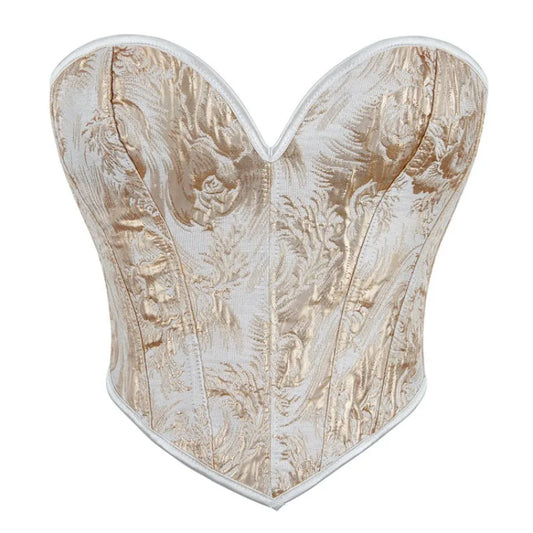 Corset Femme Doré Baroque