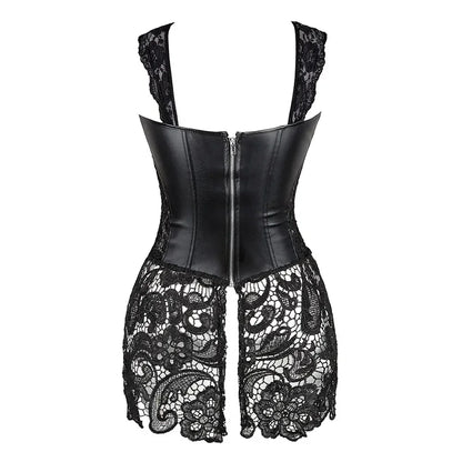 Corset Robe Femme Noire