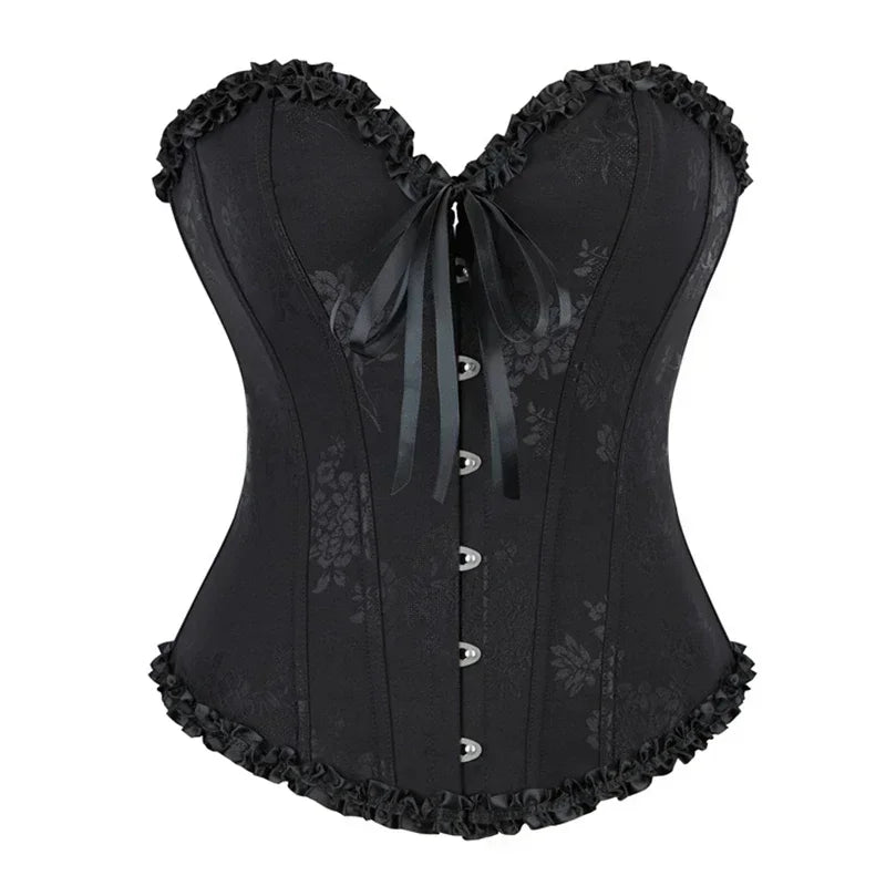 Corset Femme Noir Élégant