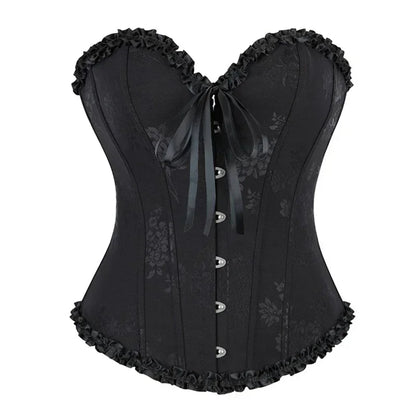 Corset Femme Noir Élégant