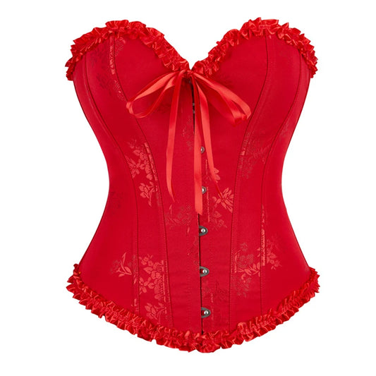 Corset Femme Rouge Gothique