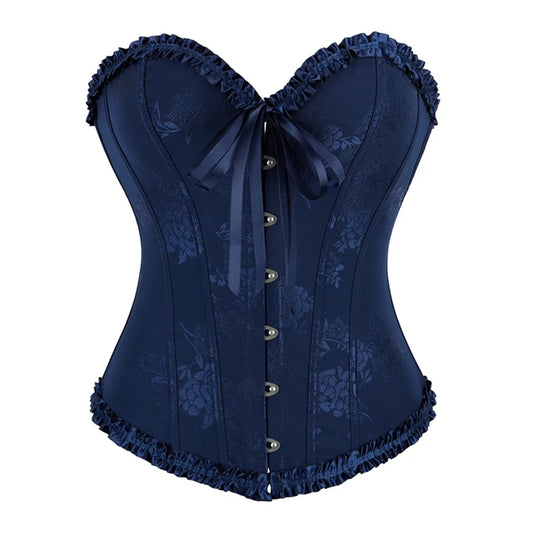 Corset Femme Bleu Marine